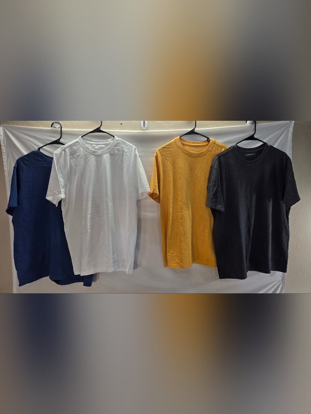 Lot of 4 American Giant Men's Large Short Sleeve Shirts NWOT